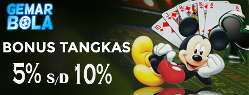 Bonus Cashback 5% s/d 10%